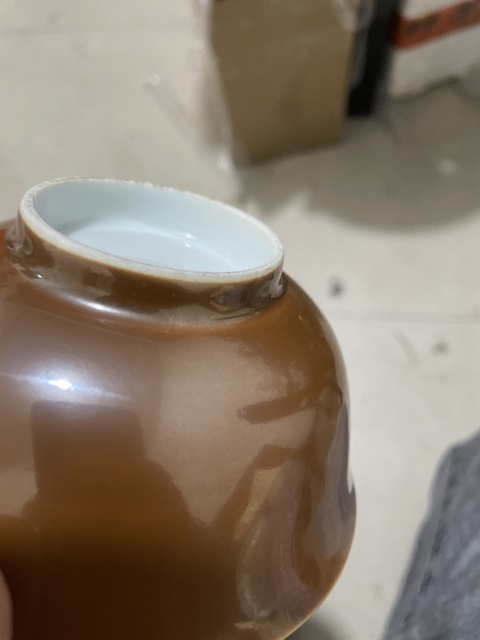 古玩陶瓷紫金釉碗真品鑒賞圖
