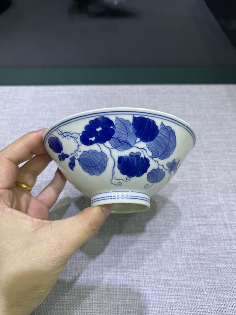 古玩陶瓷青花碗真品鑒賞圖