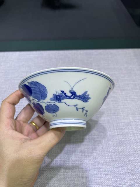 古玩陶瓷青花碗真品鑒賞圖