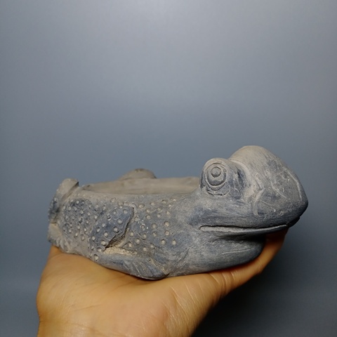 古玩陶瓷元代蛙硯/筆添拍賣,當前價格388元
