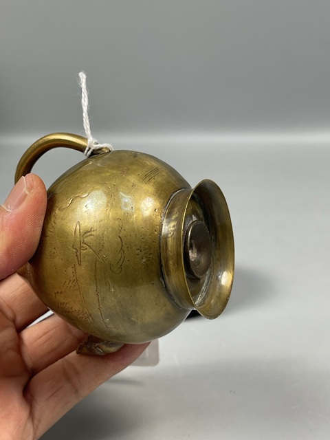 古玩銅器民國文房銅倒流壺拍賣,當前價格6800元
