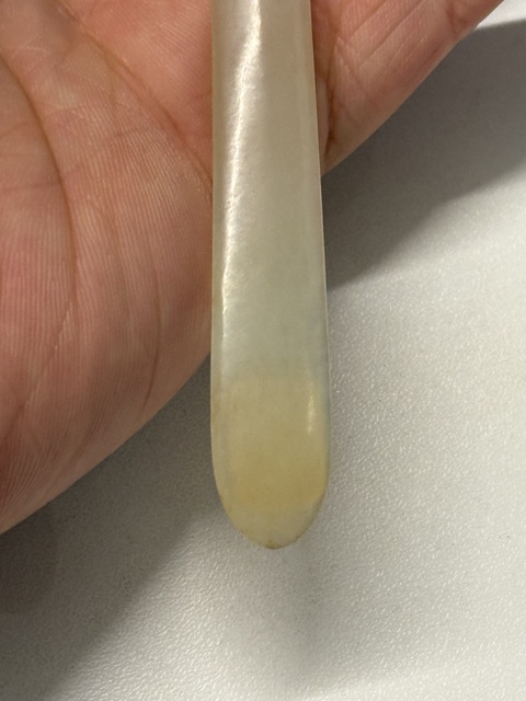 古玩玉器白玉書箋真品鑒賞圖
