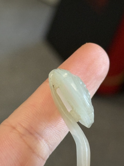 古玩玉器白玉書箋真品鑒賞圖