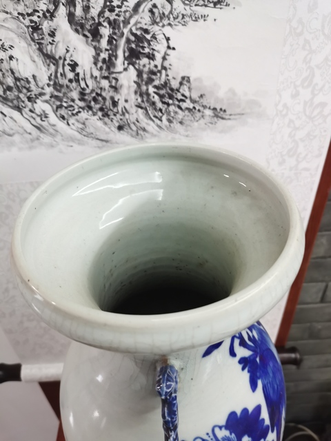 古玩陶瓷花鳥紋青花瓶拍賣，當前價格2800元