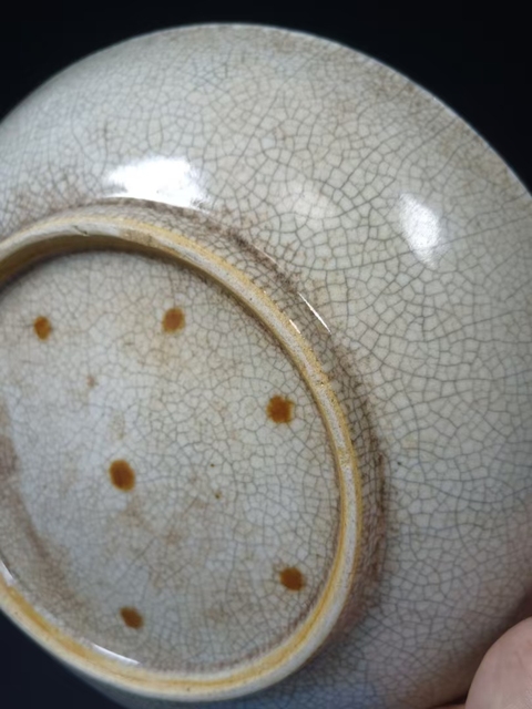 古玩陶瓷(全品)清三代乾隆7星哥釉超大盤尺寸直徑:27厘米拍賣,當前價格2800元