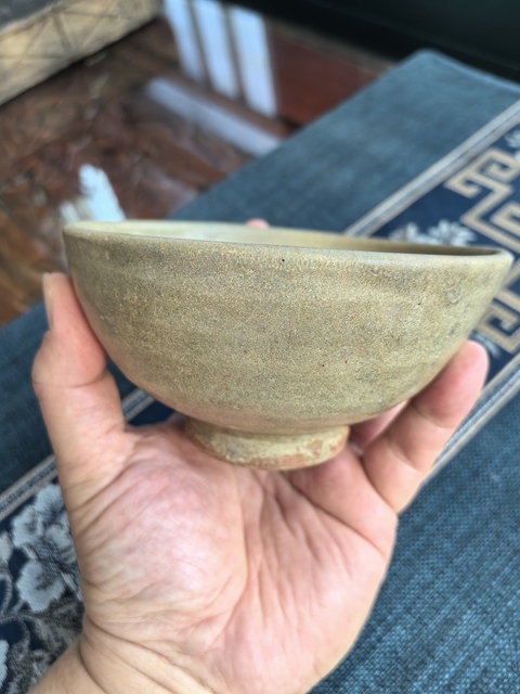 古玩陶瓷元末明初·龍泉青瓷印章紋碗拍賣,當前價格1200元