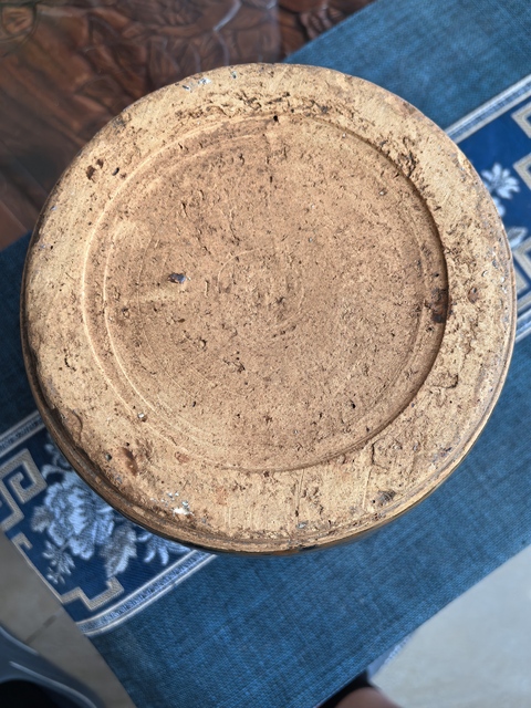 古玩陶瓷明末清初·窯變黑釉雙系罐拍賣,當前價格1800元