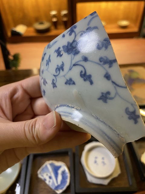 古玩陶瓷青花碗標(biāo)本真品鑒賞圖