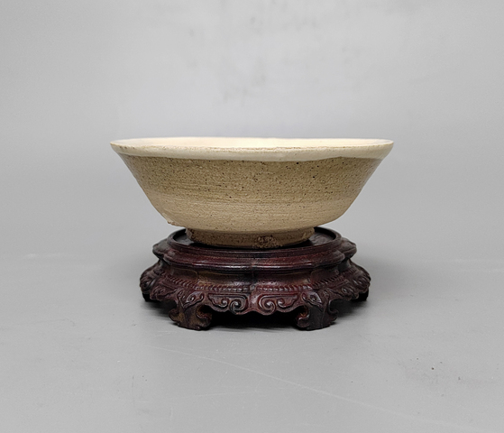 古玩陶瓷元代白釉盞拍賣,當前價格38元
