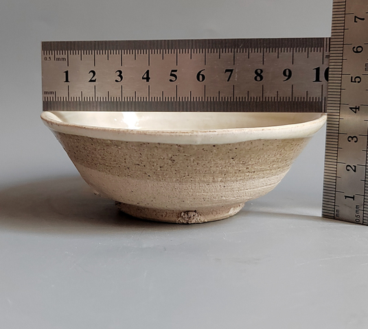 古玩陶瓷元代白釉盞拍賣,當前價格38元