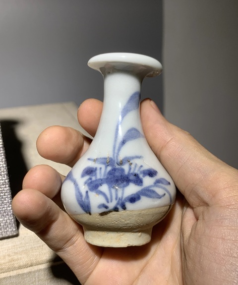 域鉴古玩】青花花卉纹玉壶春瓶拍卖价格/图片/值多少钱