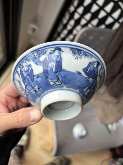 古玩陶瓷青花碗真品鑒賞圖