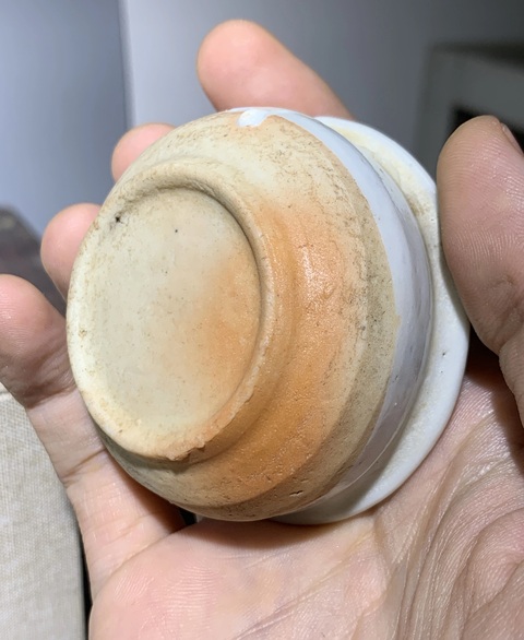 古玩陶瓷德化窯白釉小琴爐真品鑒賞圖