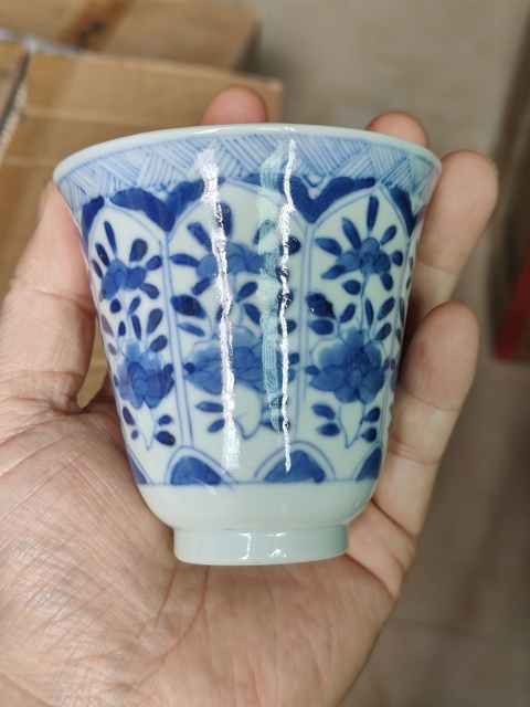 古玩陶瓷青花杯拍賣,當(dāng)前價(jià)格5800元