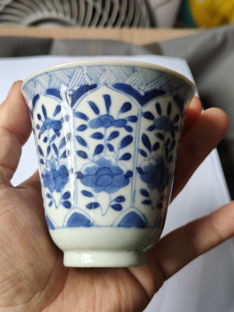 古玩陶瓷青花杯拍賣,當(dāng)前價(jià)格5800元