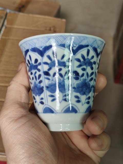 古玩陶瓷青花杯拍賣,當(dāng)前價(jià)格5800元
