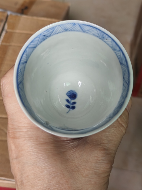 古玩陶瓷青花杯拍賣,當(dāng)前價(jià)格5800元