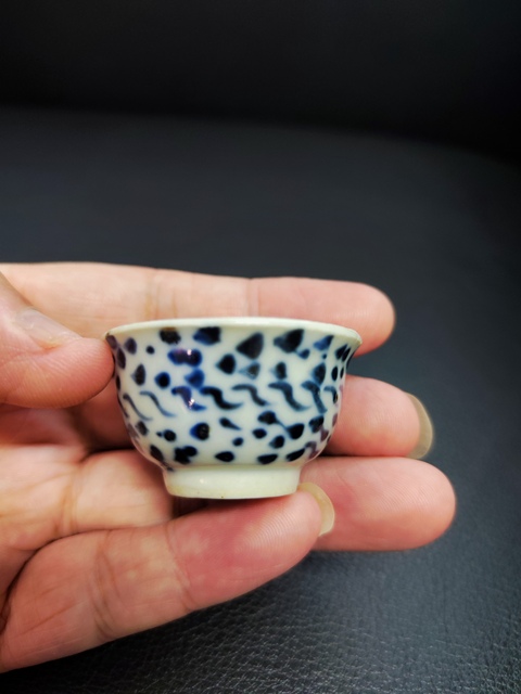 古玩陶瓷青花杯拍賣,當(dāng)前價(jià)格480元