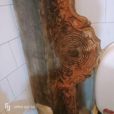 古玩雜項木雕對聯拍賣，當前價格700元