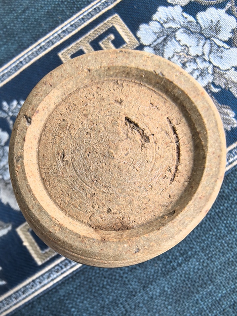 古玩陶瓷明末清初·窯變黑釉撇口瓶拍賣,當前價格850元