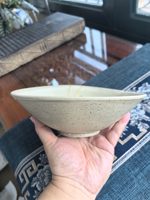 古玩陶瓷元代·白釉斗笠碗拍賣,當前價格1500元