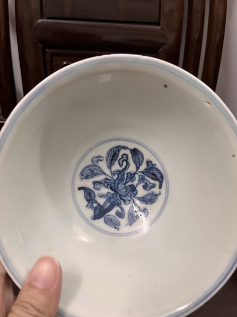 古玩陶瓷明成化青花碗拍賣,當前價格12800元