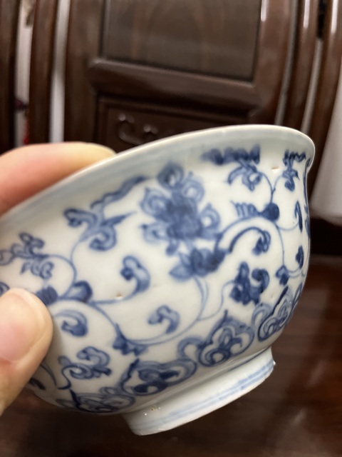 古玩陶瓷明成化青花碗拍賣,當前價格12800元