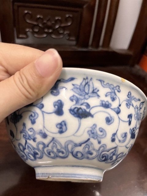 古玩陶瓷明成化青花碗拍賣,當前價格12800元