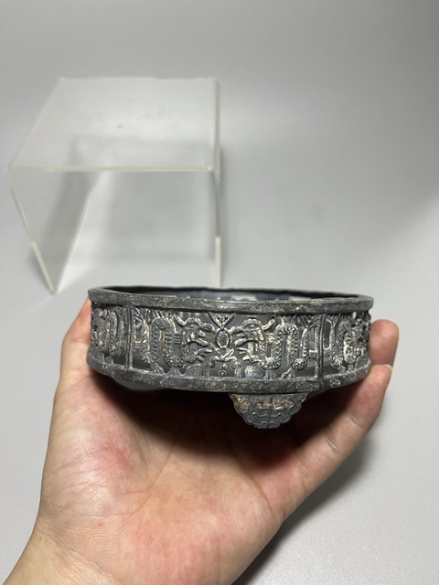 古玩銅器清代白銅錫質洗拍賣,當前價格0元