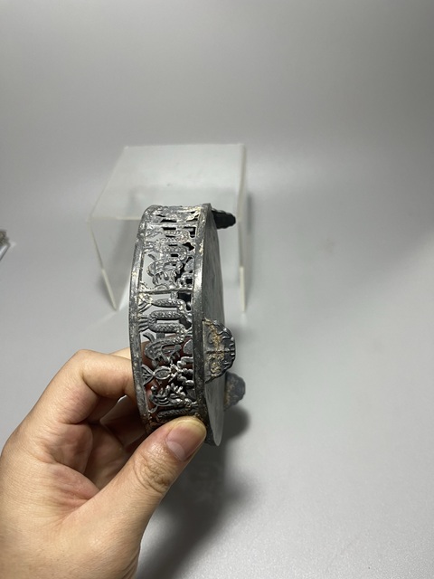古玩銅器清代白銅錫質洗拍賣,當前價格0元