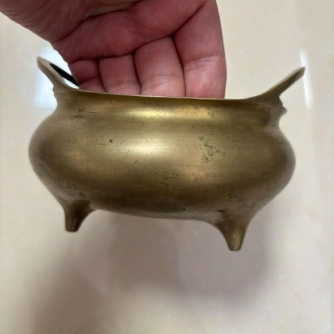 古玩銅器爐子真品鑒賞圖