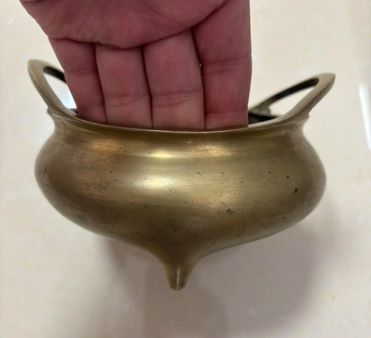 古玩銅器爐子真品鑒賞圖