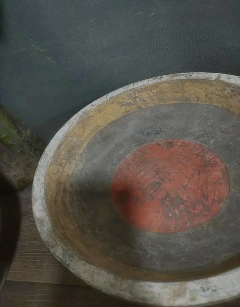 古玩陶瓷漢代陶洗真品鑒賞圖