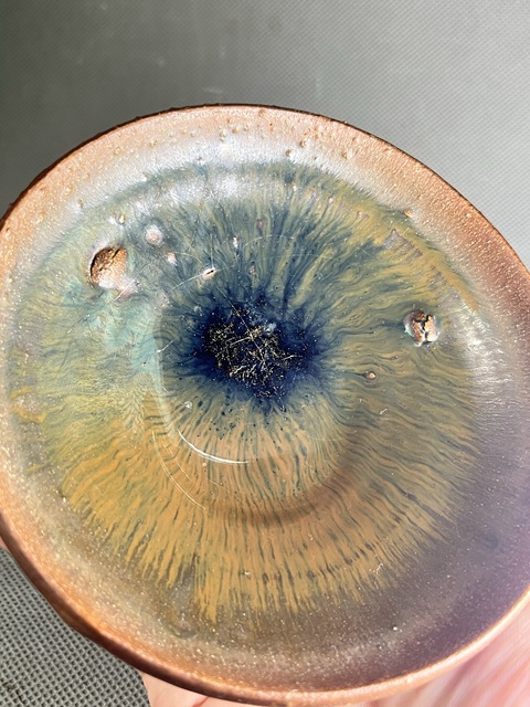 古玩陶瓷南宋~茶洋窯兔毫盞拍賣，當(dāng)前價格5800元