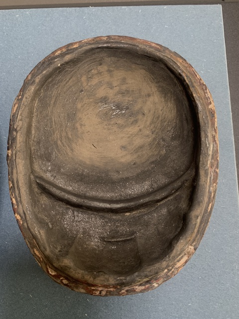 古玩陶瓷金蟾澄泥硯拍賣,當(dāng)前價(jià)格4500元