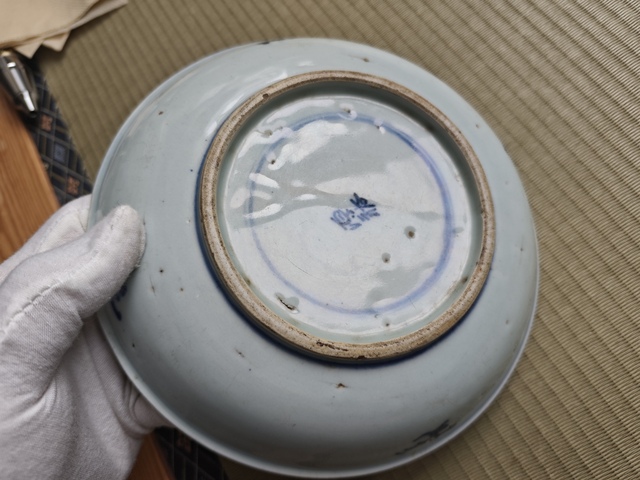 古玩陶瓷清初.青花人物故事紋盤拍賣,當前價格2580元