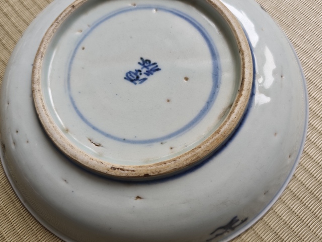 古玩陶瓷清初.青花人物故事紋盤拍賣,當前價格2580元