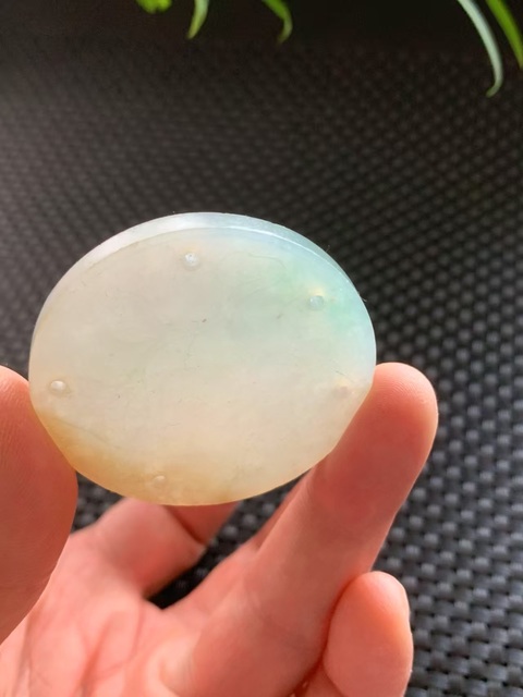 古玩玉器清代翡翠雕“福壽牌”拍賣，當前價格8000元