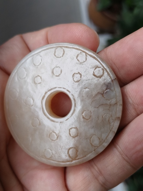 古玩玉器龍璧真品鑒賞圖