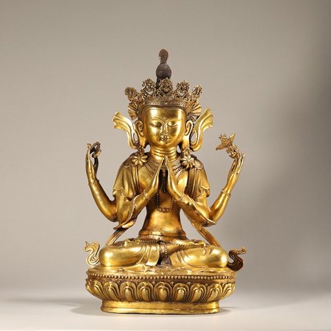 古玩銅器造像真品鑒賞圖
