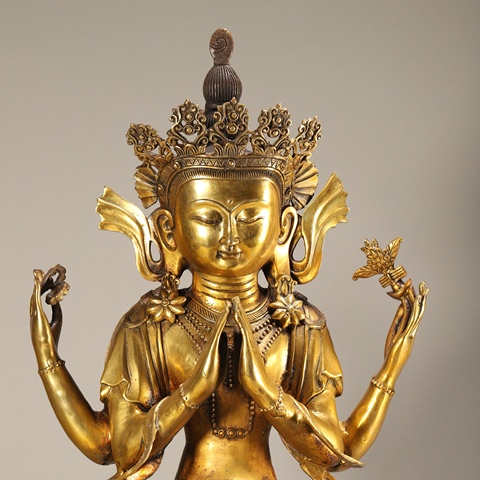 古玩銅器造像真品鑒賞圖
