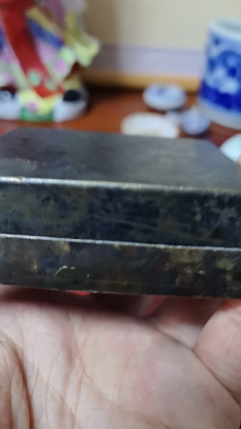 古玩銅器銅墨盒真品鑒賞圖