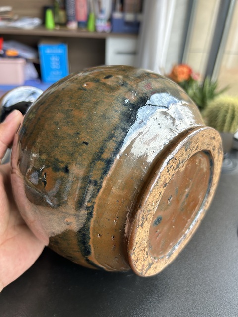 古玩陶瓷明代磁州窯兔毫釉弦紋玉壺春瓶（玉壺春）拍賣，當(dāng)前價(jià)格3950元