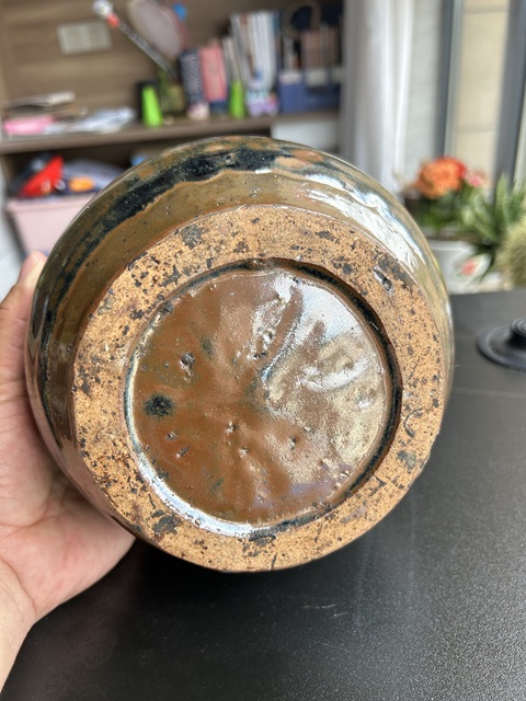 古玩陶瓷明代磁州窯兔毫釉弦紋玉壺春瓶（玉壺春）拍賣，當(dāng)前價(jià)格3950元