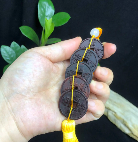 古玩雜項紫檀文玩掛件拍賣,當前價格360元