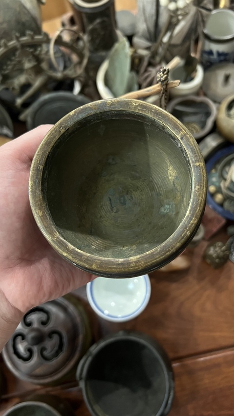 古玩雜項銅香爐真品鑒賞圖