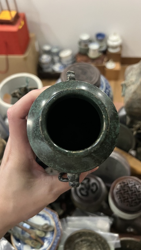 古玩雜項民國銅瓶拍賣，當前價格355元