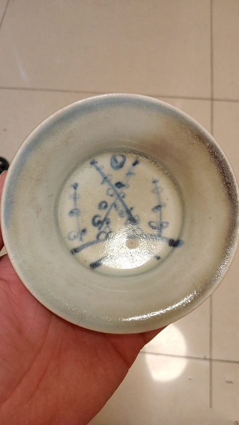 古玩陶瓷青花盤真品鑒賞圖