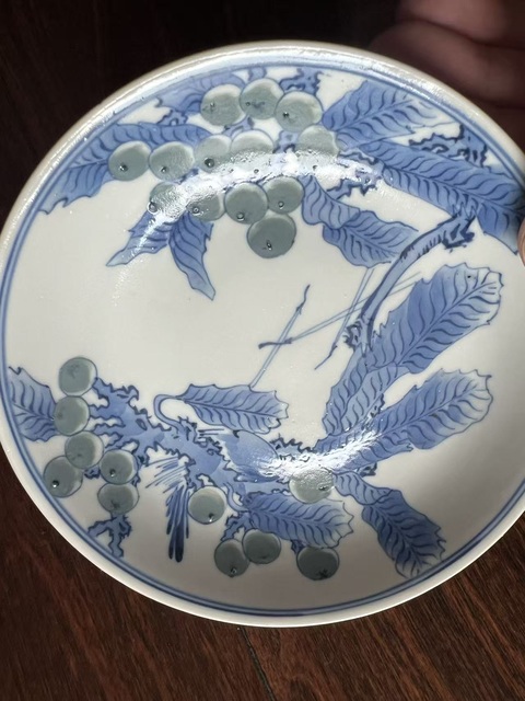 古玩陶瓷釉里雙色小碟真品鑒賞圖