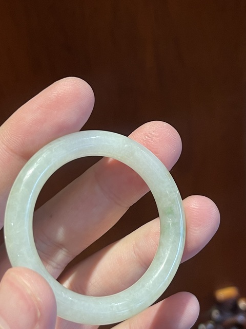 古玩玉器翡翠雕“素紋環(huán)”拍賣,當前價格1600元